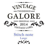 Stitch Notebook - London - Vintage Galore - Blank Note - M - VY7097