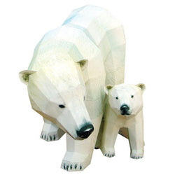 Polar Bear 3D Paper Toy - (Oso Polar)