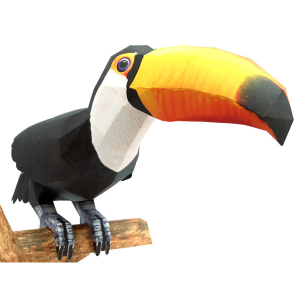 Toco Toucan 3D Paper Toy - (Tucán)