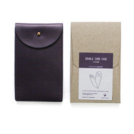 Ecology Double Card Case - Violet