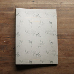 Ring Binder Folder - Deer - Grey