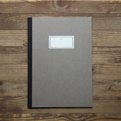 Stitch Notebook Plain - Brown - Size L