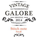 Stitch Notebook - Alice in Wonderland - Vintage Galore - Blank Note - S - AL7301