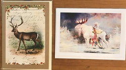 Charming vintage Dutch greeting cards, imported from Holland, Set of 8 - CC121
