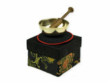 Beautiful mini singing bowl handcrafted in Nepal - Violet