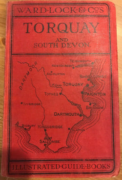 Ward Lock Red Travel Guide - Torquay and South Devon - c. 1937 - 14th ed TR:101