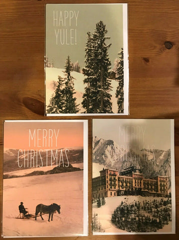 Beautiful imported Danish Christmas cards (set of 12) - CC102