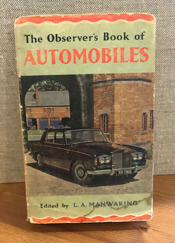 The Observer's Book of Automobiles, Foreword by racer Stirling Moss 1966 ID: 01
