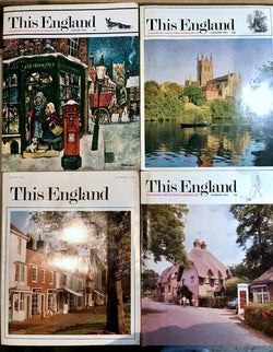 Lot of vintage "This England" magazines, 4 issues