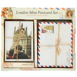 London Mini Postcard Set, 60 mini cards and 36 envelopes